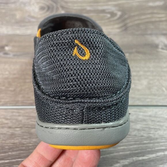 Olukai Nohea Mesh Mens Size 9/EU 42 Dark Shadow Slip On Collapsible Heel Sneaker - Picture 11 of 12